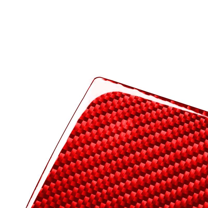 Carbon Fiber Car Rear Exhaust Air Outlet Anti-kick Panel Decorative Sticker for Toyota Tundra 2014-2