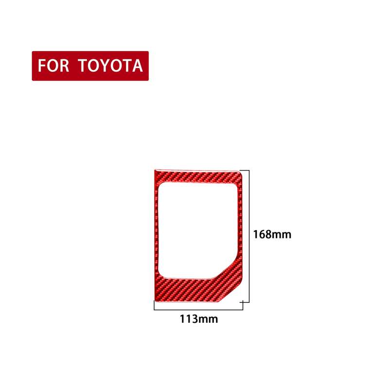 Carbon Fiber Car Gear Panel Decorative Sticker for Toyota Tundra 2014-2018,Left and Right Drive Univ