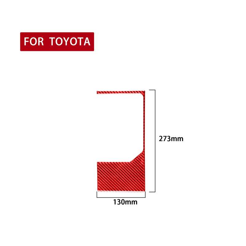 Carbon Fiber Car Gear Outer Frame Decorative Sticker for Toyota Tundra 2014-2018,Left and Right Driv