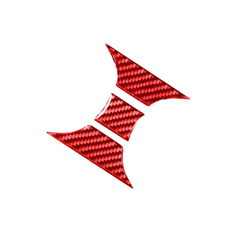Carbon Fiber Car Central Control Cup Holder Panel Decorative Sticker for Toyota Tundra 2014-2018,Lef