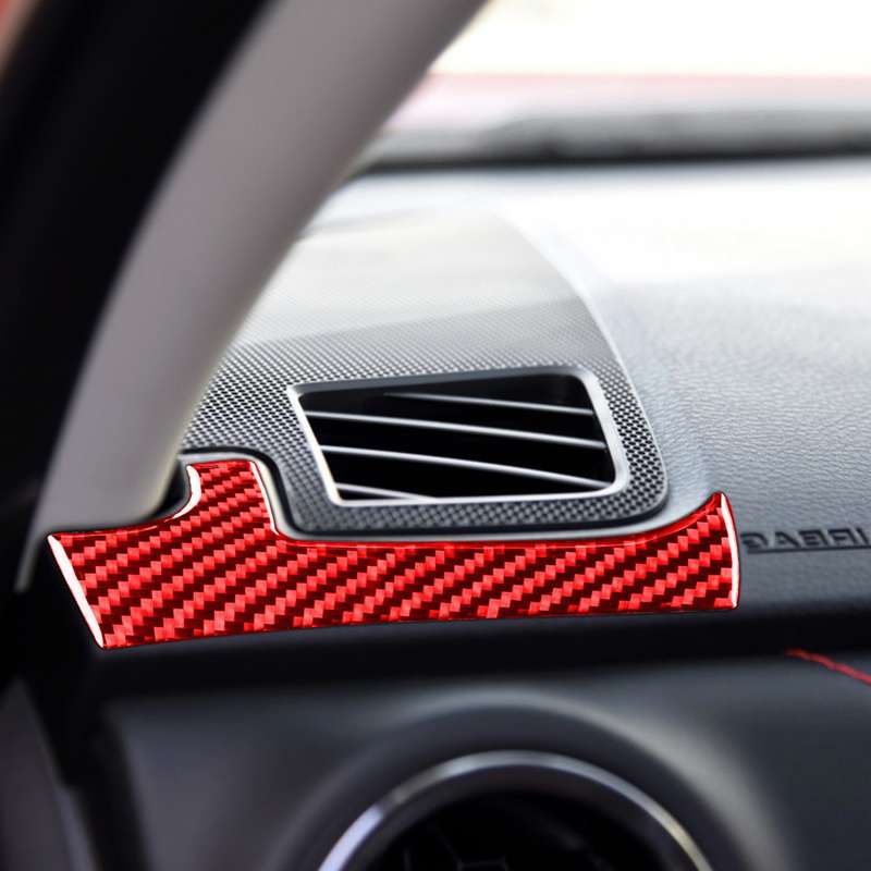 2 PCS / Set Carbon Fiber Car Dashboard Air Outlet Decorative Sticker for Toyota Tundra 2014-2018,Rig