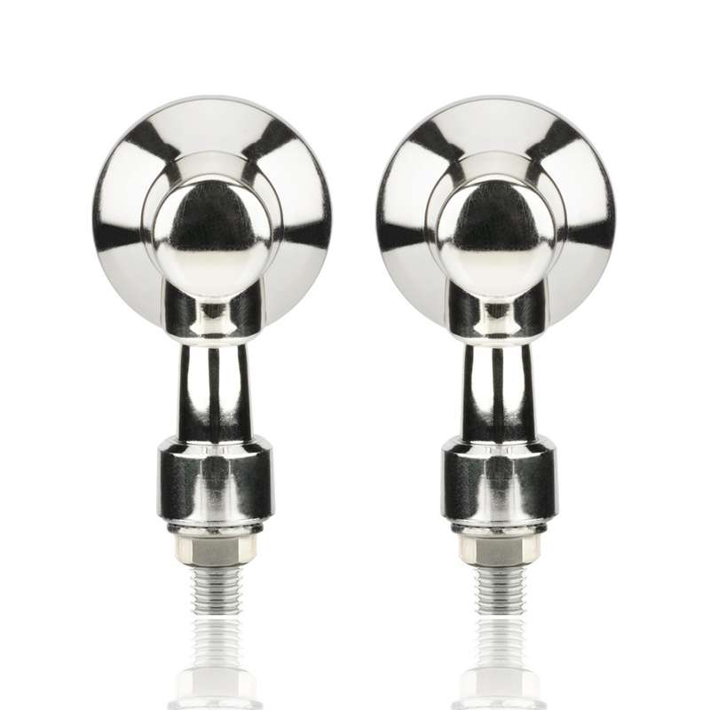 2 PCS PE-ZS101 Motorcycle Turn Signal Light (Black)
