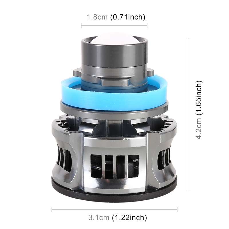 1 Pair H11 27W / DC12V Car Aluminum Alloy LED Headlight (Blue Light)