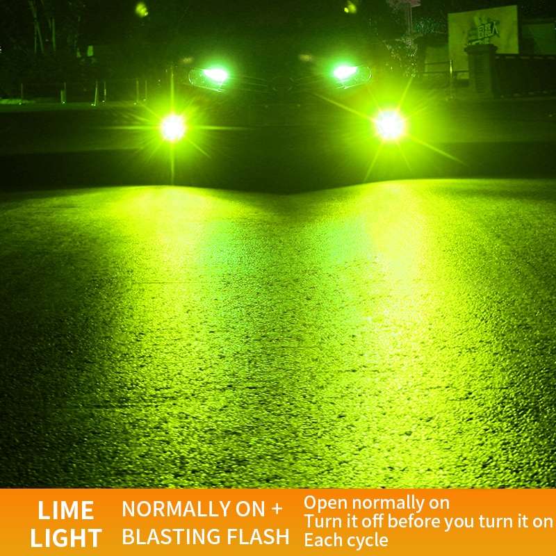 1 Pair 9005 27W / DC12V Car Aluminum Alloy Flashing LED Headlight (Blue Light)