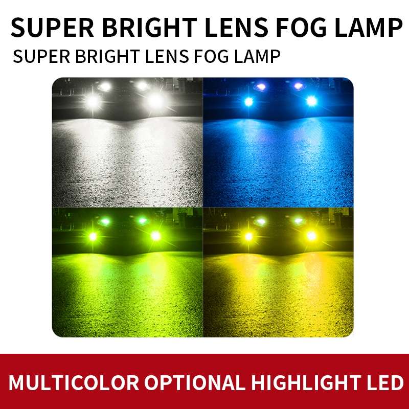 1 Pair 9005 27W / DC12V Car Aluminum Alloy Flashing LED Headlight (Blue Light)