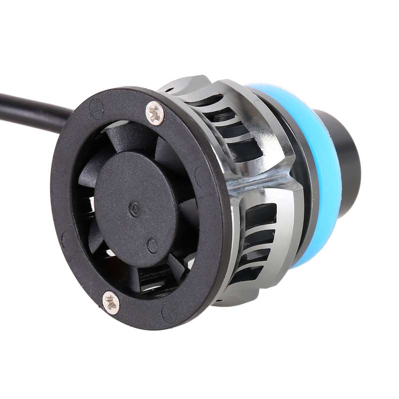 1 Pair H11 27W / DC12V Car Aluminum Alloy Flashing LED Headlight (Blue Light)