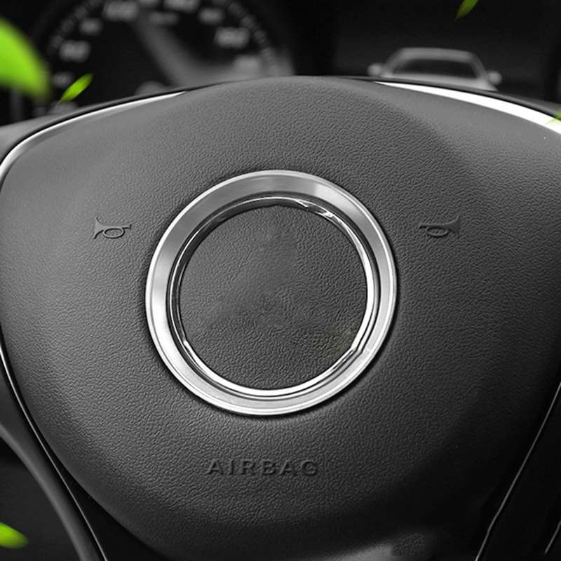 Car Steering Wheel Decorative Ring Cover for Mercedes-Benz,Inner Diameter: 5.6cm (Blue)