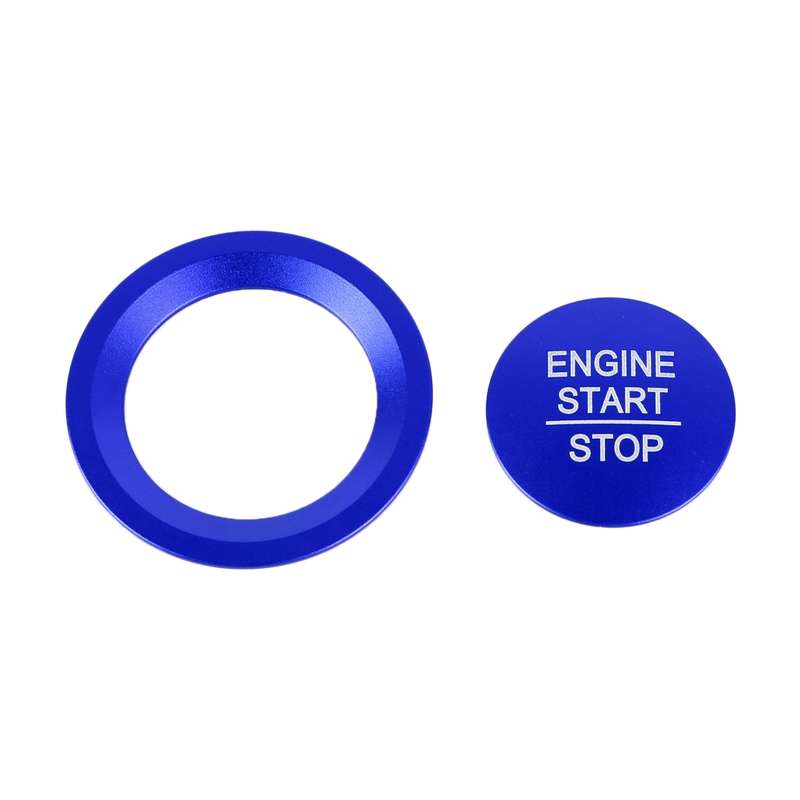 Car Engine Start Key Push Button Ring Trim Sticker for Honda(Gold)