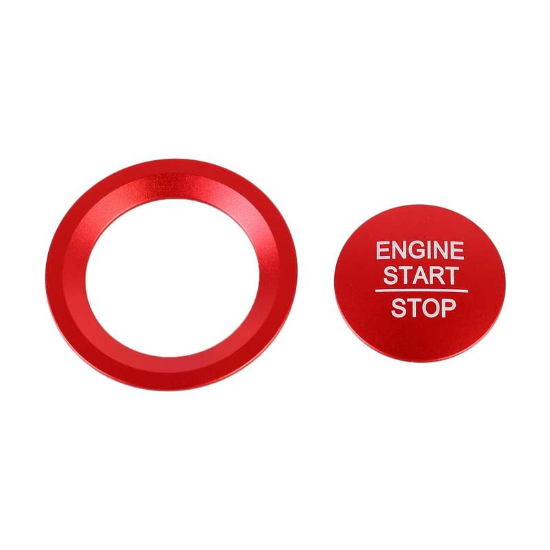 Car Engine Start Key Push Button Ring Trim Sticker for Honda(Gold)