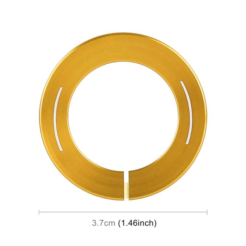 Car Engine Start Key Push Button Ring Trim Sticker for Infiniti (Black)