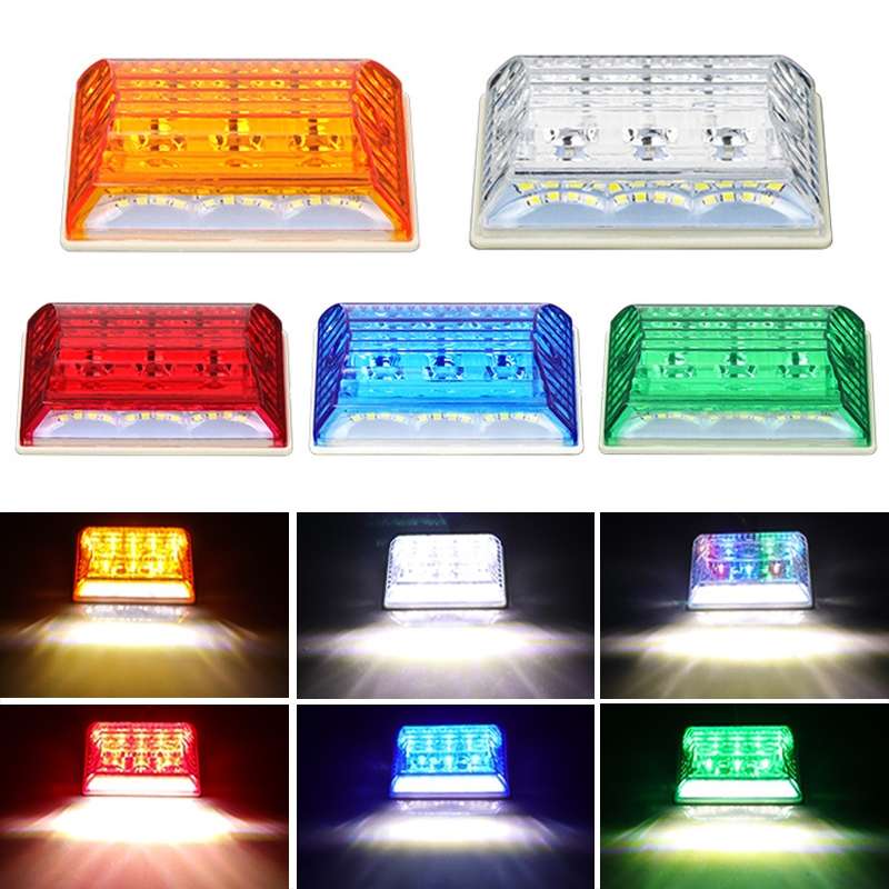 4 PCS ZS-6001 DC24V Car / Truck Side Marker Indicator Lights Bulb Lamp (Blue Light)