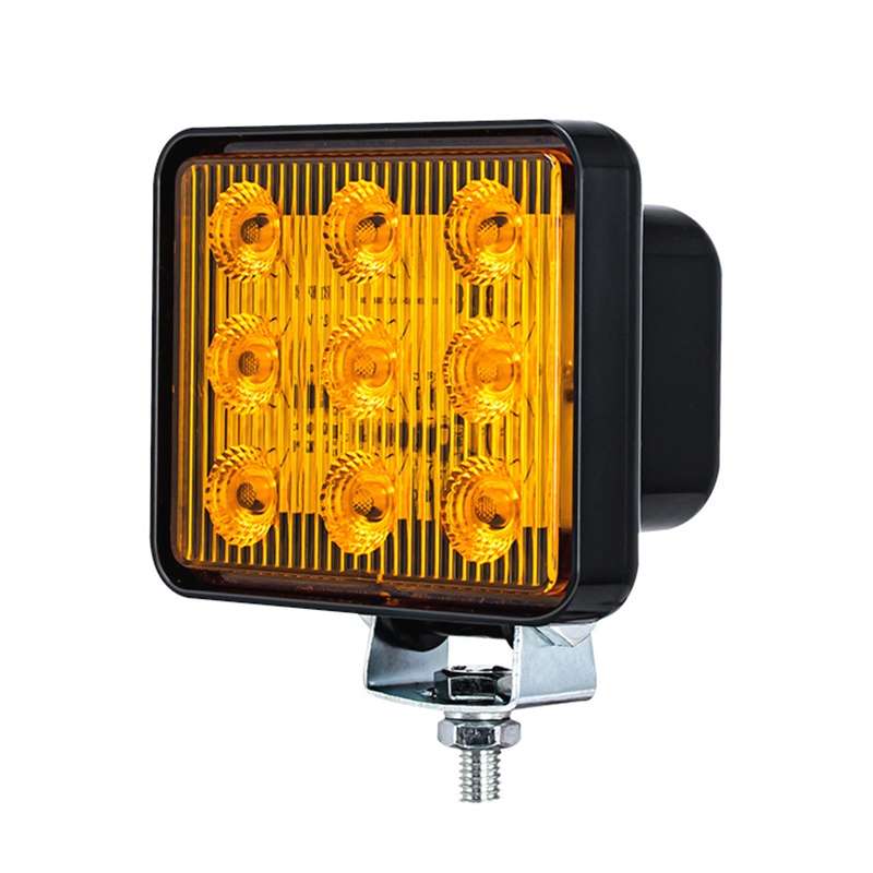 2 PCS ZS-7013 3 inch 9LEDs Strobe Waterproof Car / Truck Warning Light (Blue Light)