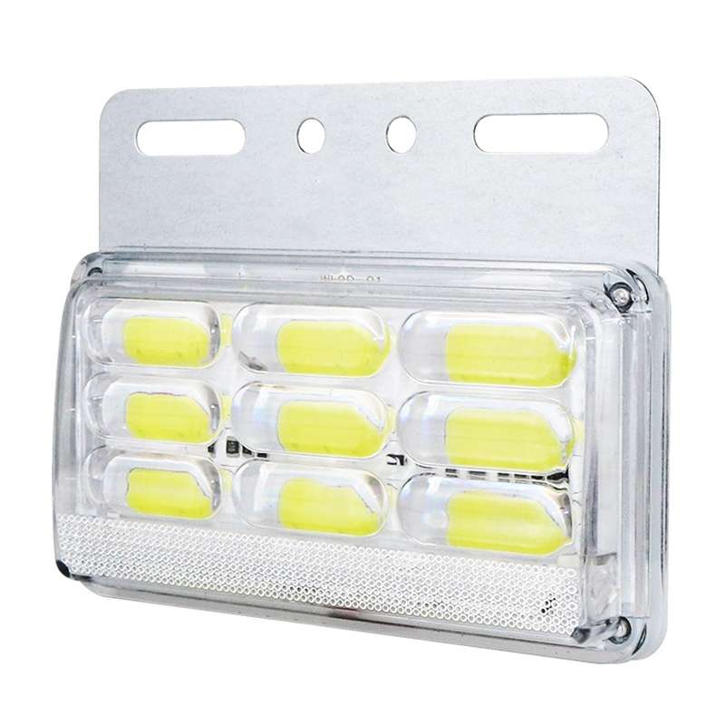4 PCS ZS-9001 DC24V 9D Waterproof Car / Truck Side Marker Indicator Lights Bulb Lamp (Blue Light)