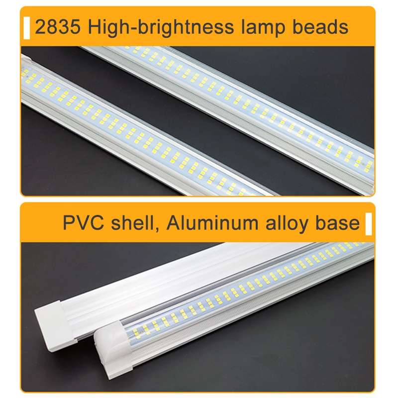 2 PCS ZS-3333 Top Switch Type 12-80V High Bright 108LEDs Car Dome Light Cabin Light Bar