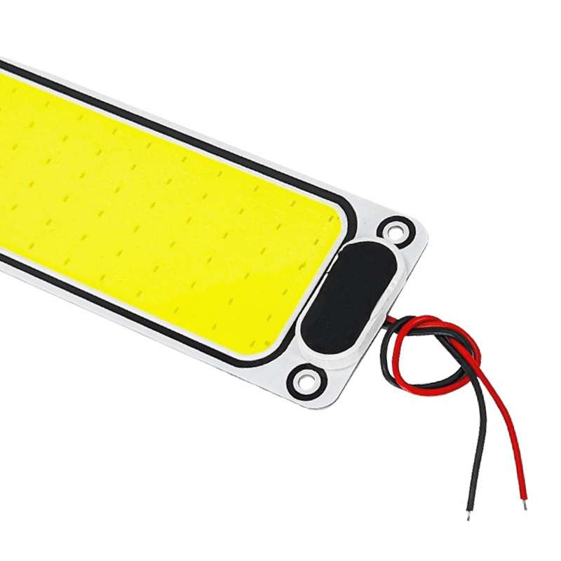 2 PCS ZS-3343 DC12-24V High Bright 108 COB Lamp Beads Car Dome Light Cabin Light Bar