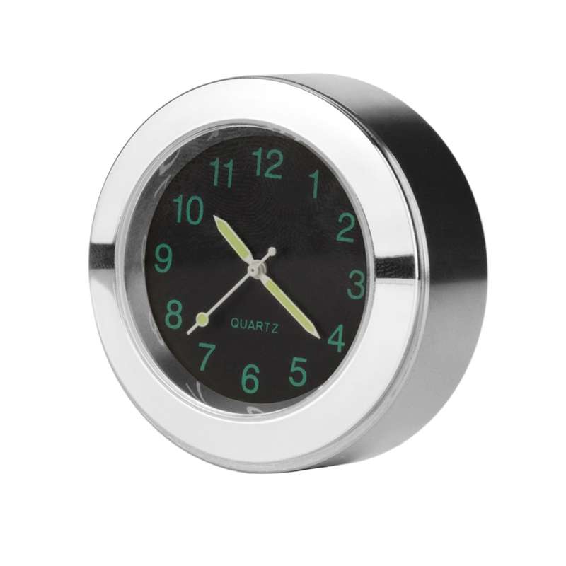 Motorcycle 22-25mm Handlebar Clock Quartz Watch with Lock (Black)
