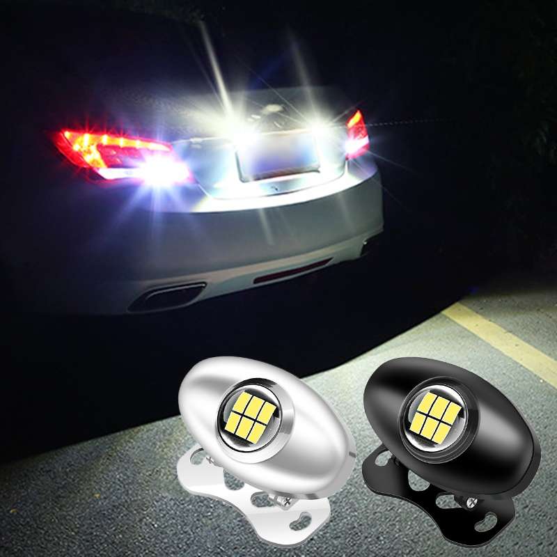 Car Adjustable LED Super Bright Flashing Reversing Light (Black)