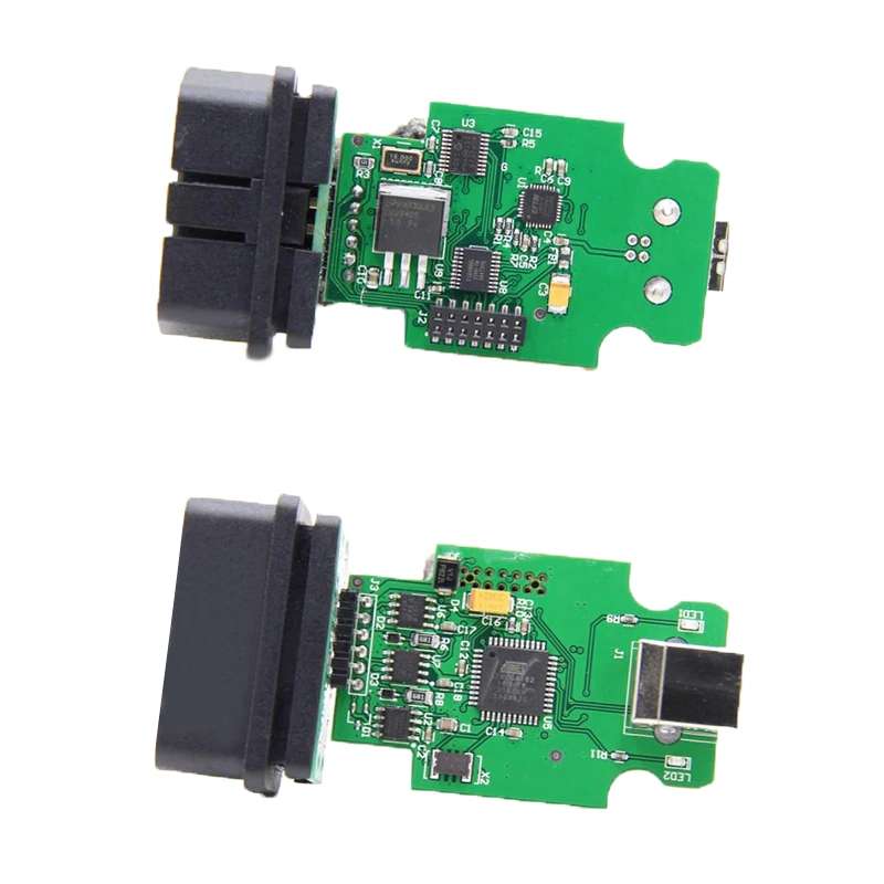 HEX ATMEGA162+16V8B+FT232RQ VAG 24.7 OBD2 Test Cable for Volkswagen / Audi, Software Version: Englis