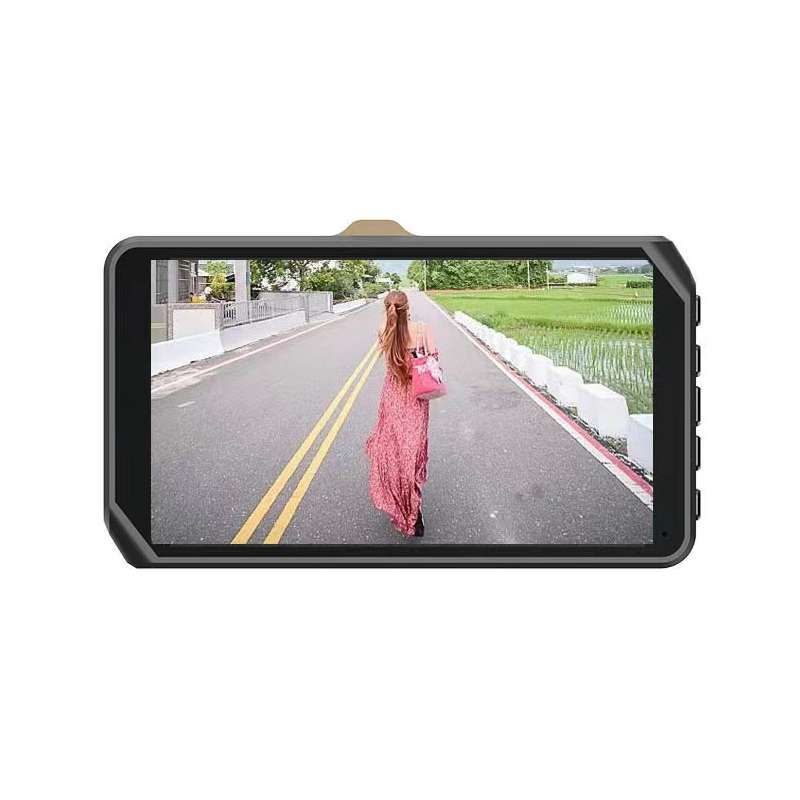 Q50 Car 4 inch HD 1080P Night Vision Front and Rear Dual-lens Driving Recorder