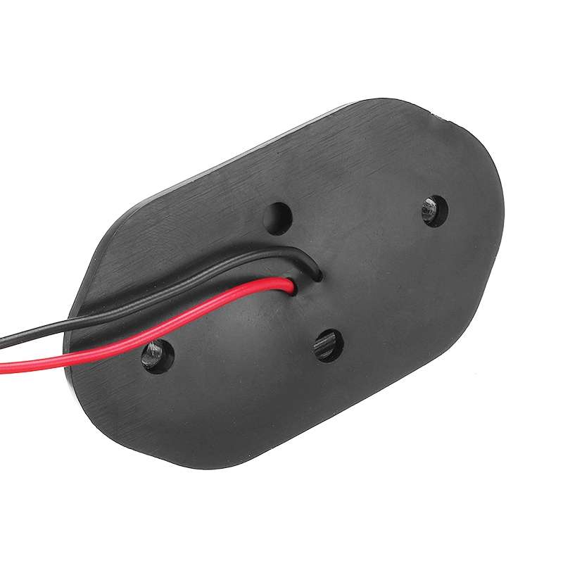 2 PCS MK-257 Car Van Bus Trailer LED Taillight Side Light 12-30V 6LEDs License Plate Light (Black)