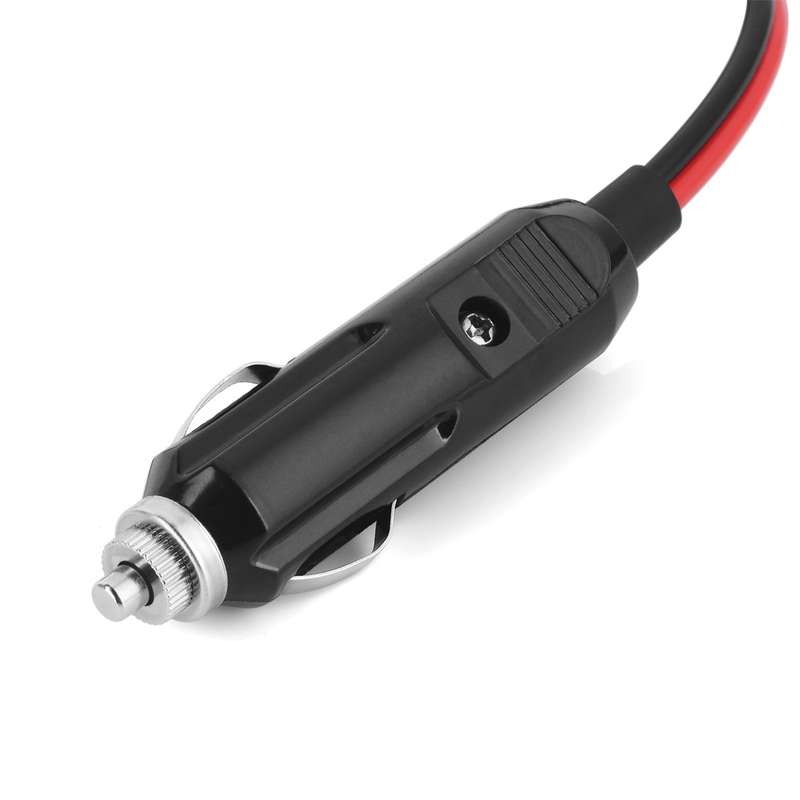 12V 16 AWG Crocodile Test Clip to Cigarette Lighter Plug Adapter Extension Cable