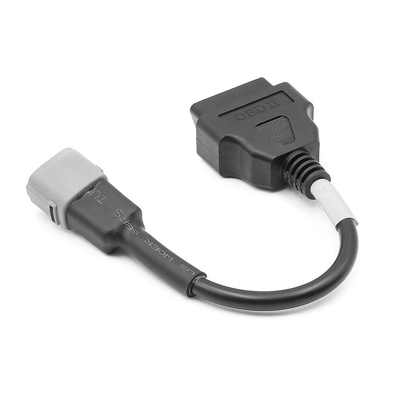Motorcycle OBD 16PIN Female to 6PIN Connector Cable for Suzuki