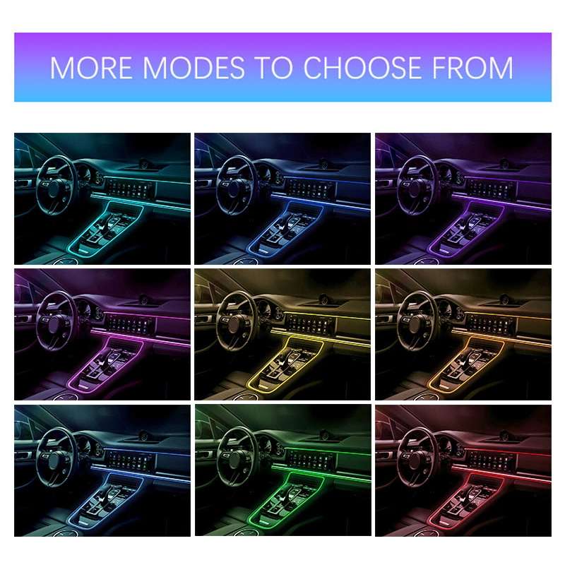 G101 3m Cigarette Lighter Car Colorful RGB Foot LED Atmosphere Light