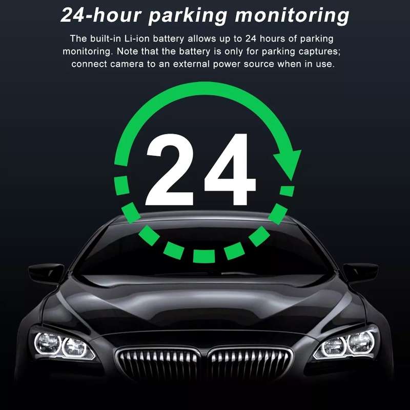 Front and Inner Dual Camera HD Infrared Night Vision Car Dash Cam Driving Recorder