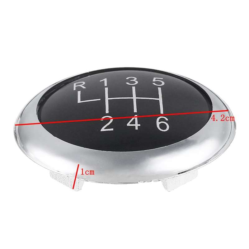 Car 6-speed Shift Lever Handle Ball Cover 3C0711144A for Volkswagen Passat