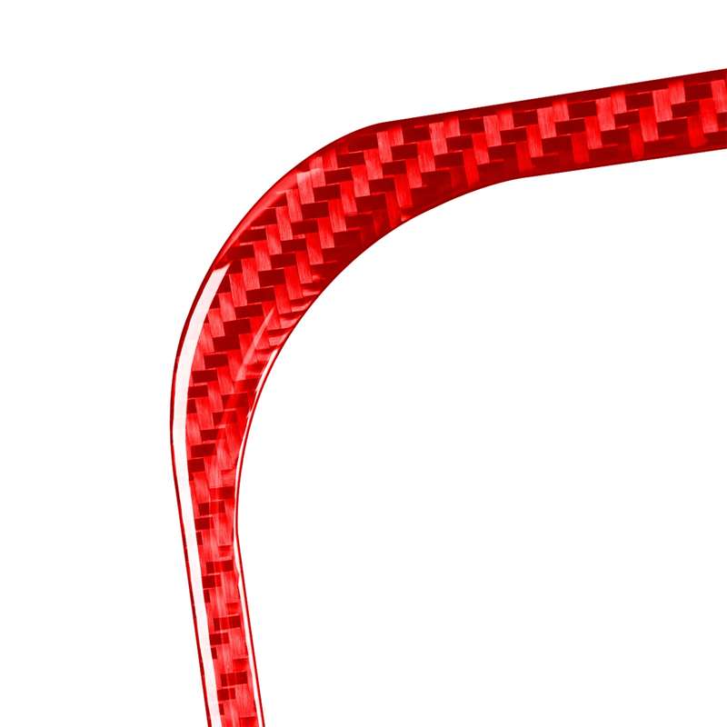For Honda CRV 2007-2011 Carbon Fiber Car Handheld Box Panel Frame Decorative Sticker,Left and Right