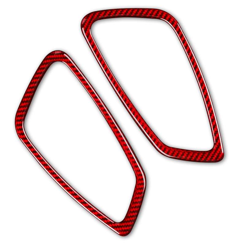 4 PCS Set for BMW 3 Series E90 Carbon Fiber Car Door Handle Decorative Sticker,Left and Right Drive(