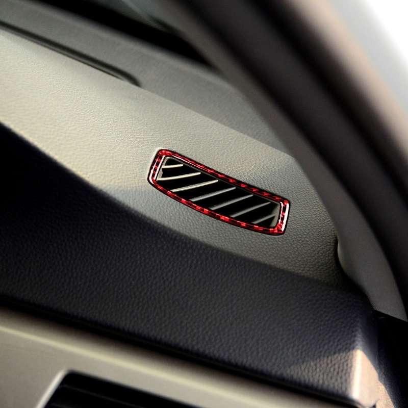 2 PCS Set for BMW 3 Series E90 Carbon Fiber Car Instrument Air Outlet Decorative Sticker,Right Drive
