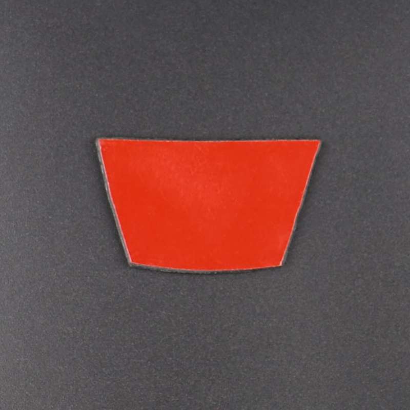 For BMW 3 Series E90 Little B Version Carbon Fiber Car Steering Wheel Decorative Sticker (Red)