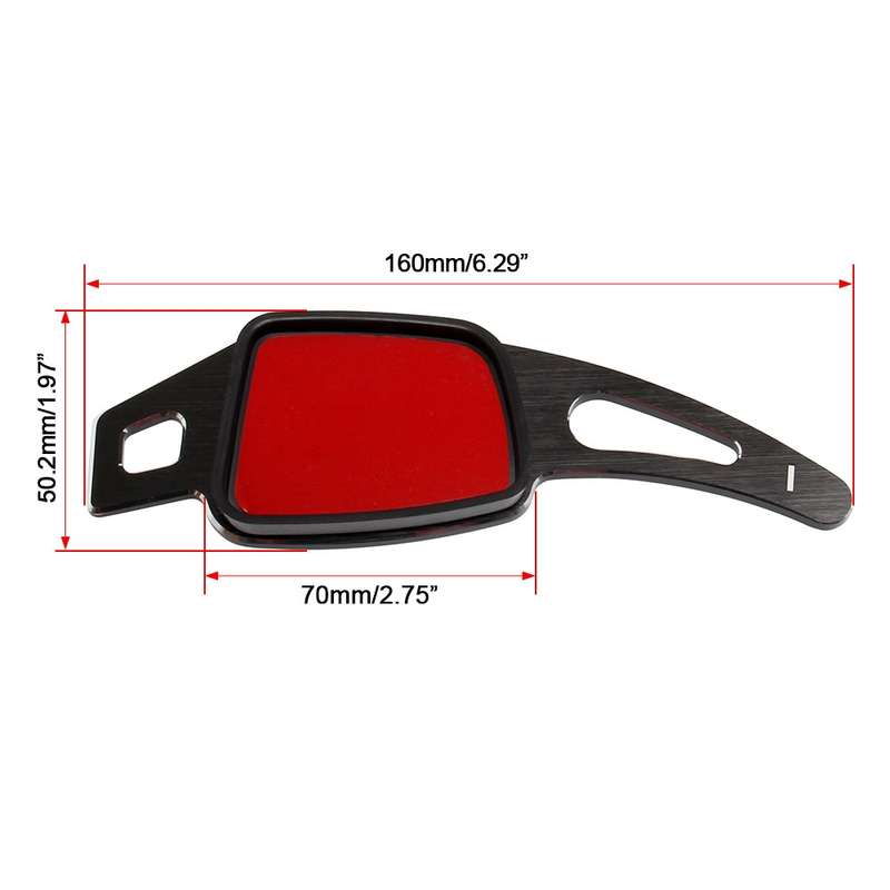 Car Modification Aluminum Paddle Shift Extensions for Audi A3 / S3 2017-2020 Steering Wheel Gear Shi