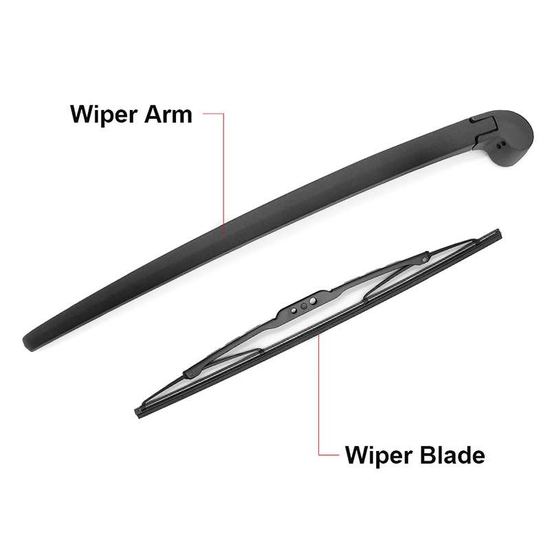 JH-AD06 For Audi A6 Avant 2005-2008 Car Rear Windshield Wiper Arm Blade Assembly 4F9 955 407