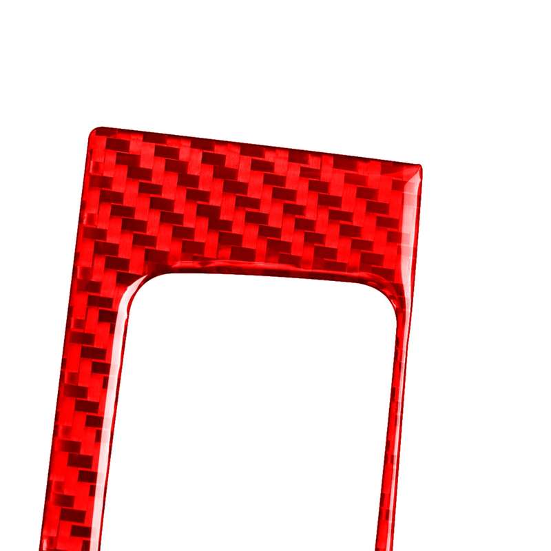2 PCS Set for Honda CRV 2007-2011 Carbon Fiber Car Central Control Card Box Panel Decorative Sticker