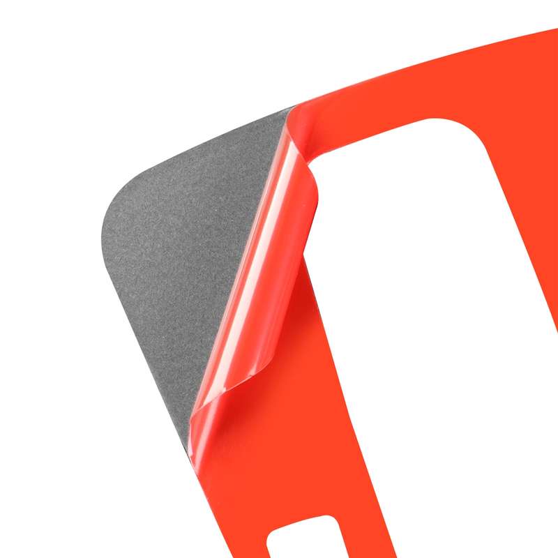 For Honda CRV 2007-2011 Carbon Fiber Car Gear Indicator Frame Decorative Sticker,Left Drive (Red)
