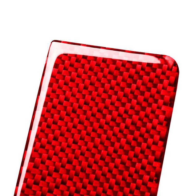 4 PCS Set for Honda CRV 2007-2011 Carbon Fiber Car Inner Armrest Gasket Decorative Sticker,Left and