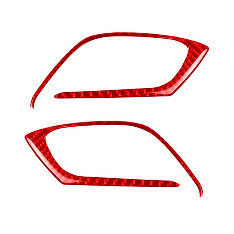 Car Carbon Fiber Inside Door Handle Decorative Sticker for Mazda CX-5 2017-2018, Left and Right Driv