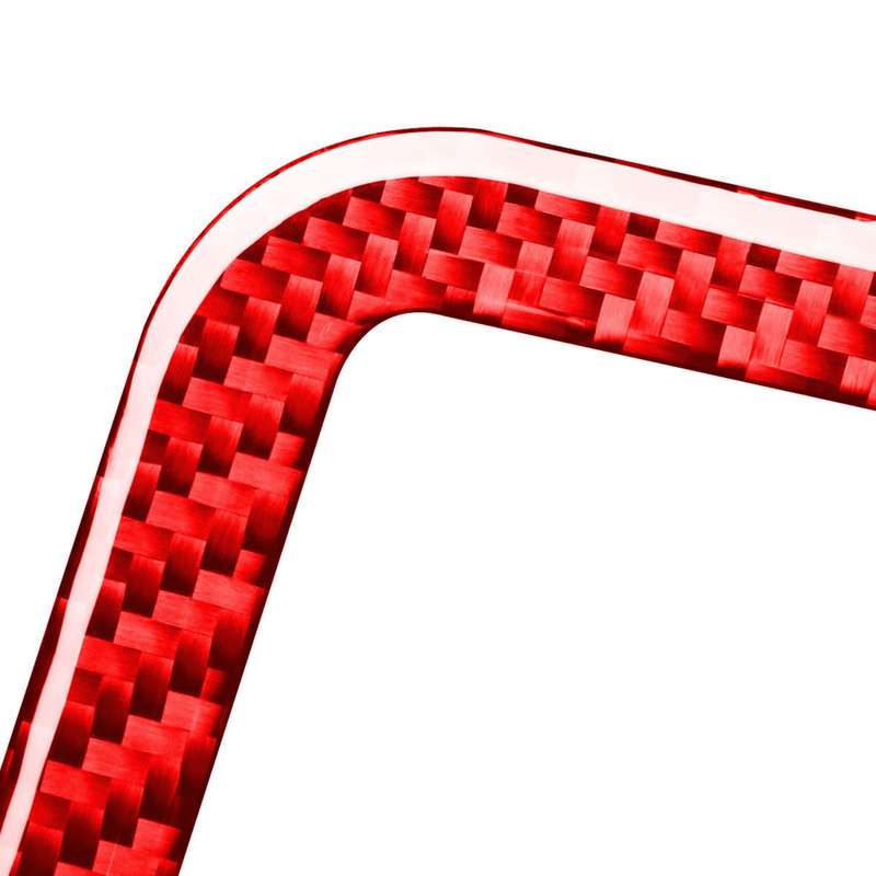 Car Carbon Fiber Front Reading Light Panel Decorative Sticker for Toyota RAV4 2006-2013, Left and Ri