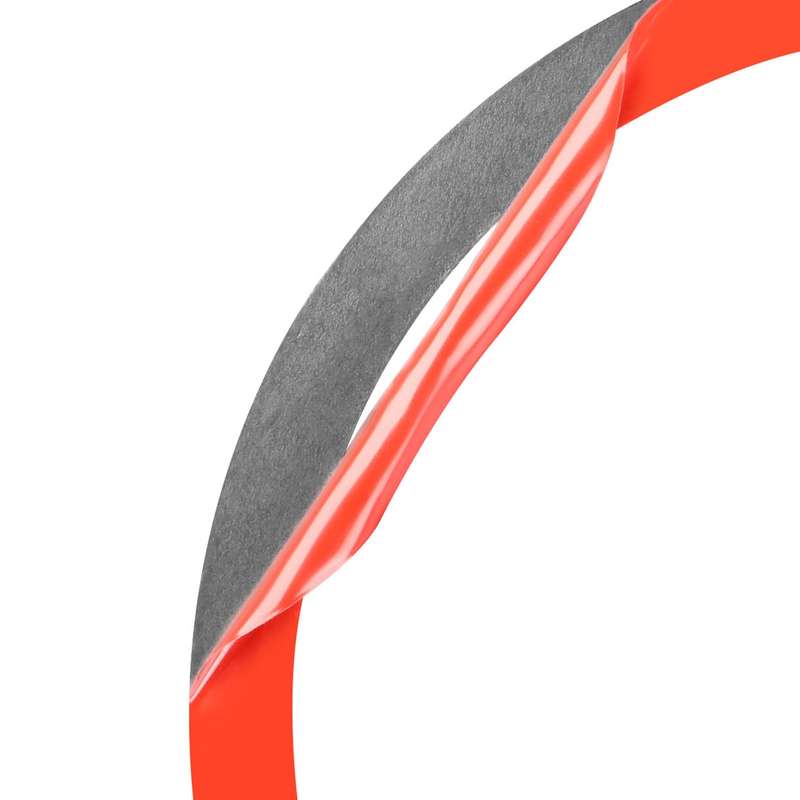 Car Carbon Fiber Door Horn Decorative Sticker for Toyota RAV4 2006-2013, Left and Right Drive (Red)