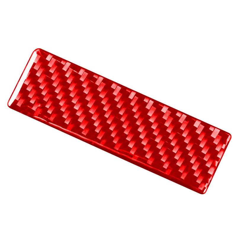 Car Carbon Fiber Headlight Switch Gasket Decorative Sticker for Toyota RAV4 2006-2013, Left and Righ