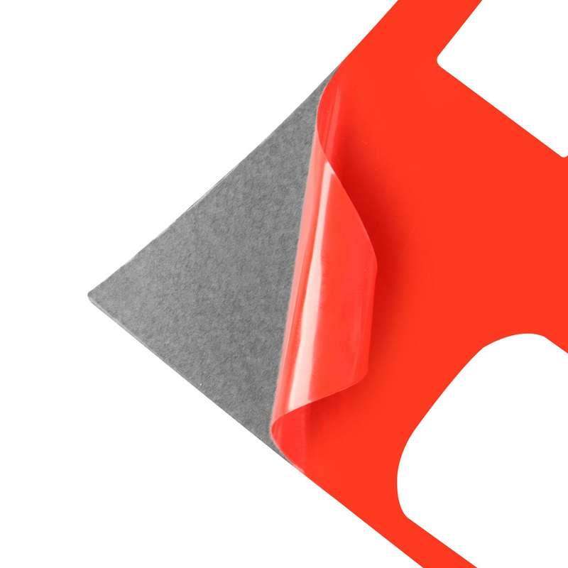 Car Carbon Fiber Handbrake Panel Decorative Sticker for Toyota RAV4 2006-2013, Right Drive (Red)