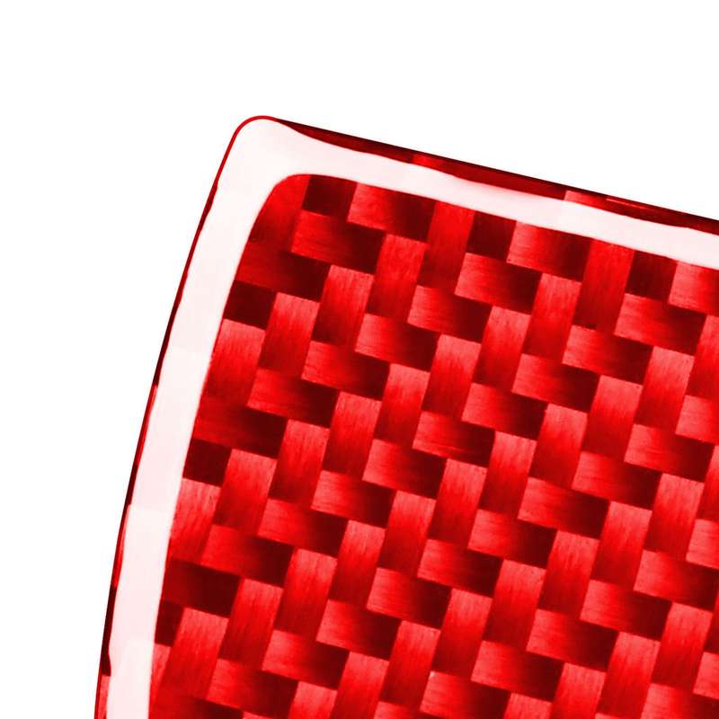 Car Carbon Fiber Inside Door Bowl Decorative Sticker for Toyota RAV4 2006-2013, Left and Right Drive
