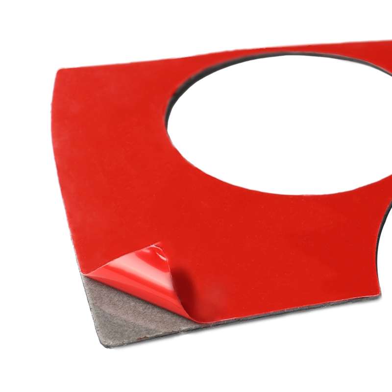 Car Carbon Fiber Dashboard Decorative Sticker for Infiniti Q50, Right Drive(Red)