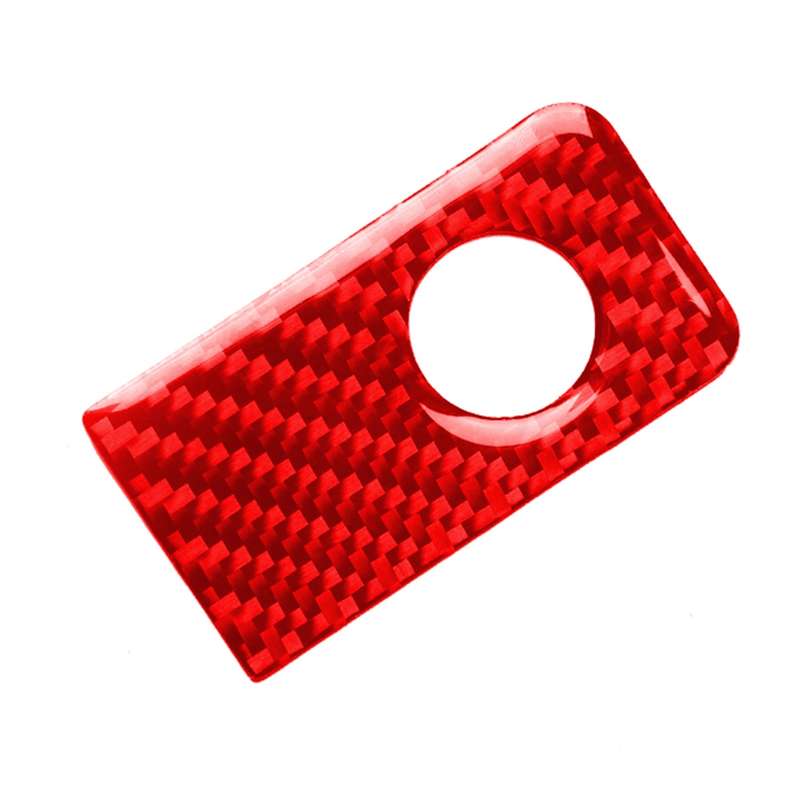 Car Carbon Fiber Front Passenger Seat Handle Box Decorative Sticker for Infiniti Q50 2014-2020, Righ