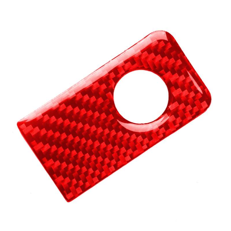 Car Carbon Fiber Front Passenger Seat Handle Box Decorative Sticker for Infiniti Q50 2014-2020, Left