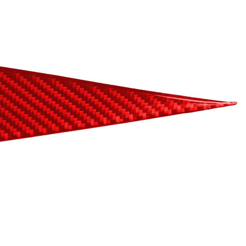 Car Carbon Fiber A Style Door Handle Panel Decorative Sticker for Infiniti Q50 2014-2020, Left and R