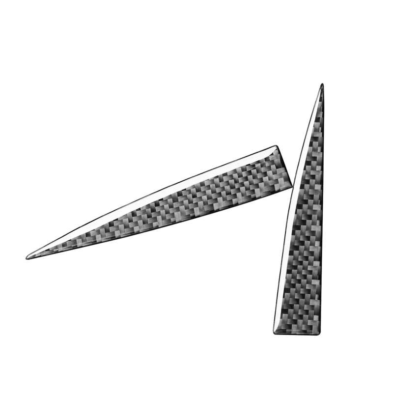 Car Carbon Fiber Central Control Small Display Decorative Sticker for Toyota Highlander 2014-2019, L