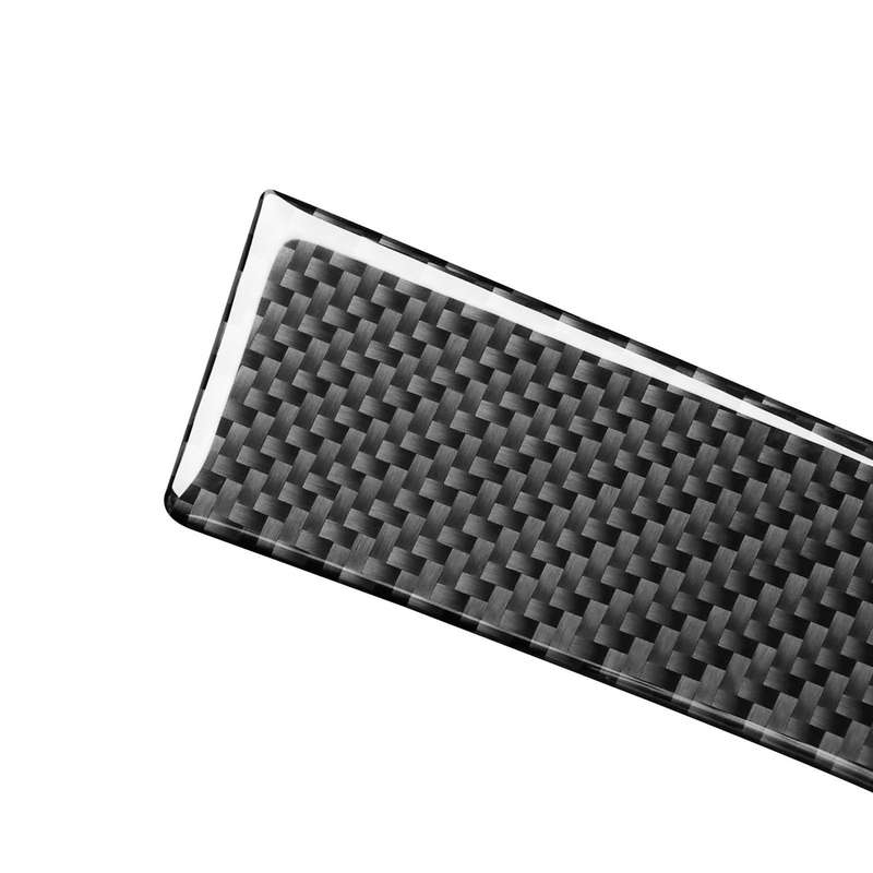 Car Carbon Fiber A-pillar Decorative Sticker for Toyota Highlander 2014-2019, Left Drive